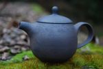 The Black beauty Teapot, no glaze inside