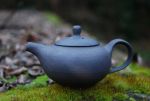 The Black beauty Teapot, no glaze inside