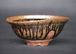 Chawan 2010 s Temmoku glazurou-Olejové skvrny